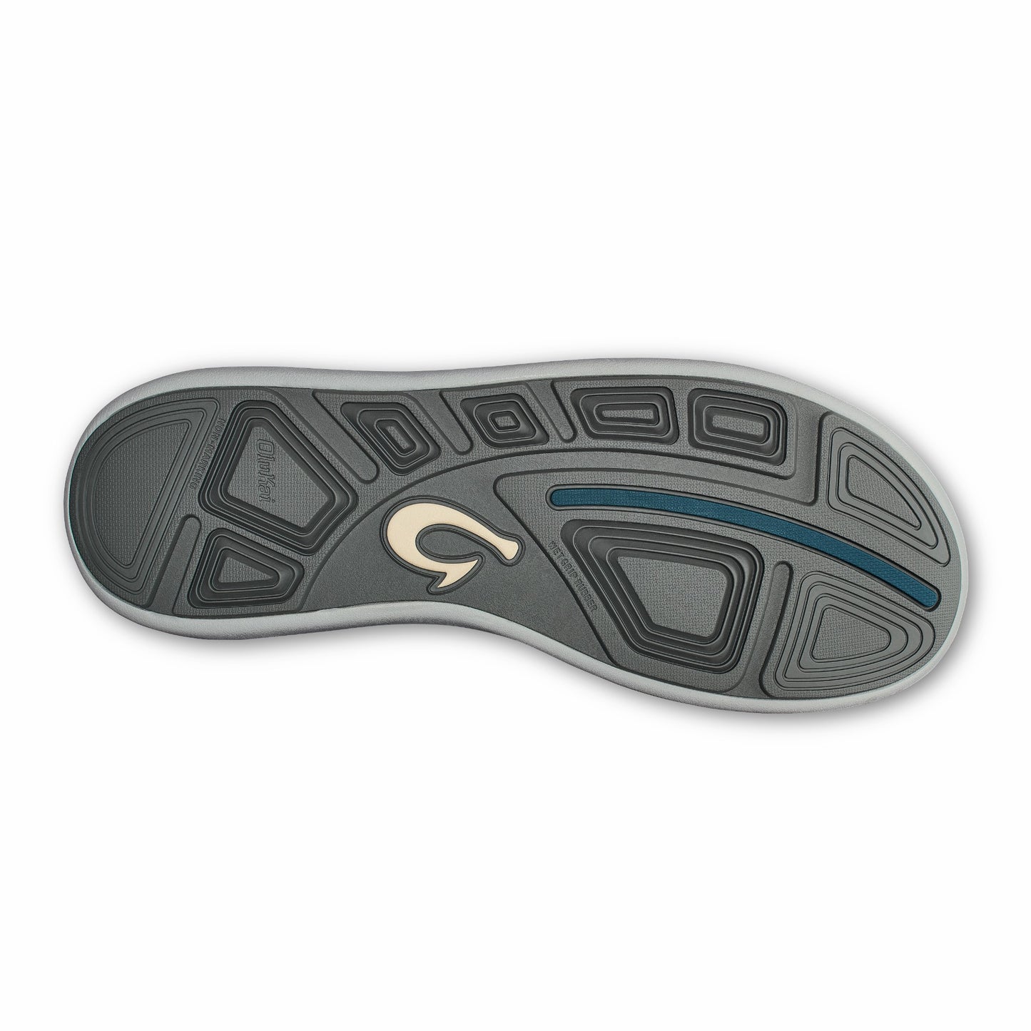 Moku Pae Men's Boat Shoes - Black / Blue Coral