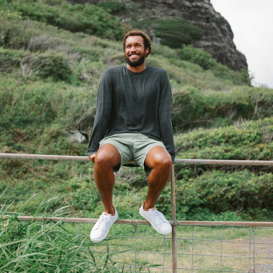 OluKai Lae‘ahi Lī ‘Ili Men's Leather Sneakers - Men