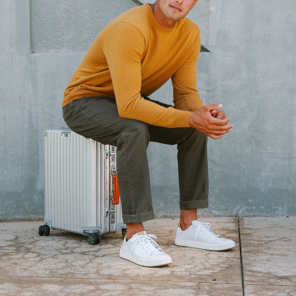 OluKai Lae‘ahi Lī ‘Ili Men's Leather Sneakers - Men