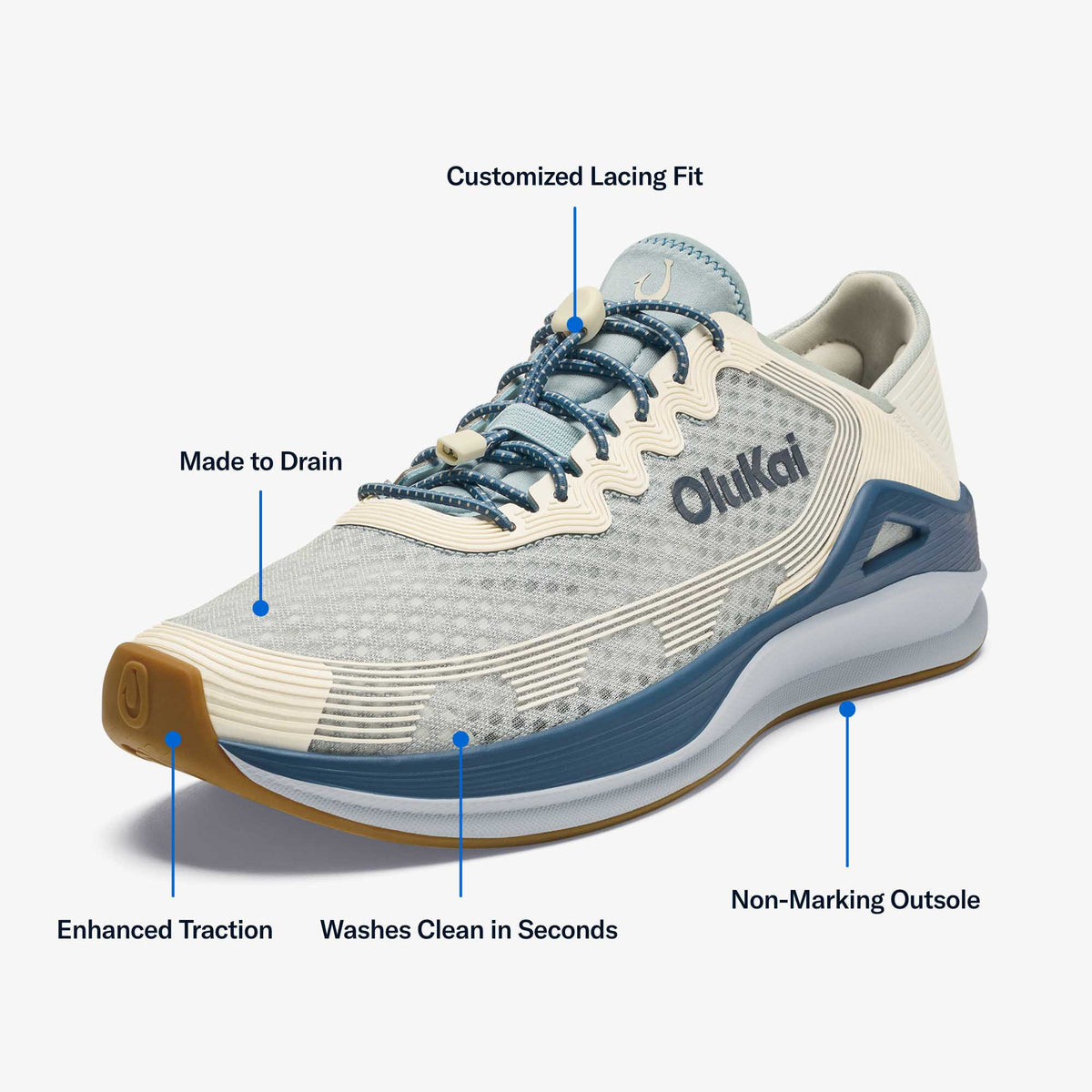 OluKai ‘Ahi Men’s Water Boat Shoes - Men