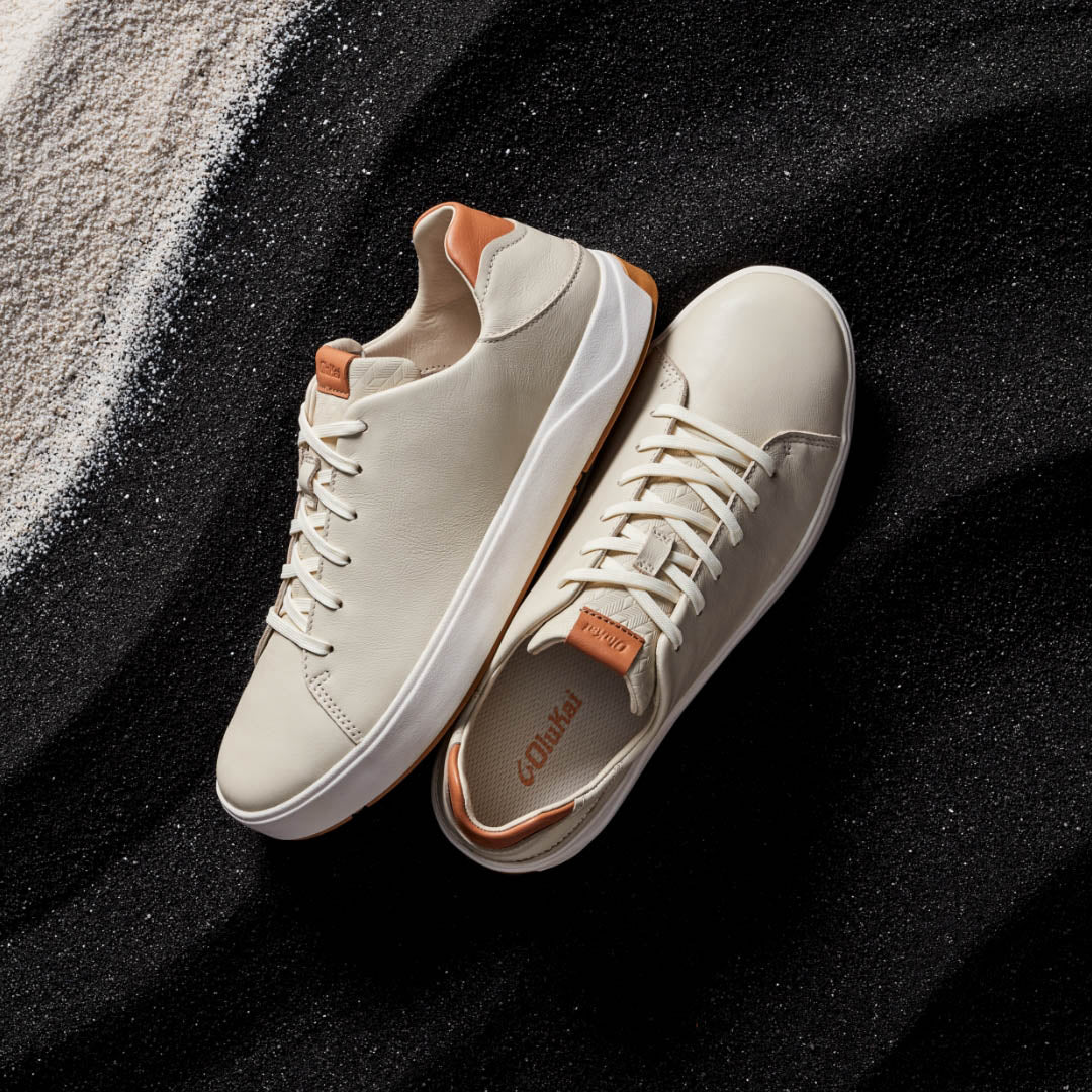 OluKai Lae‘ahi Lī ‘Ili Men's Leather Sneakers - Men