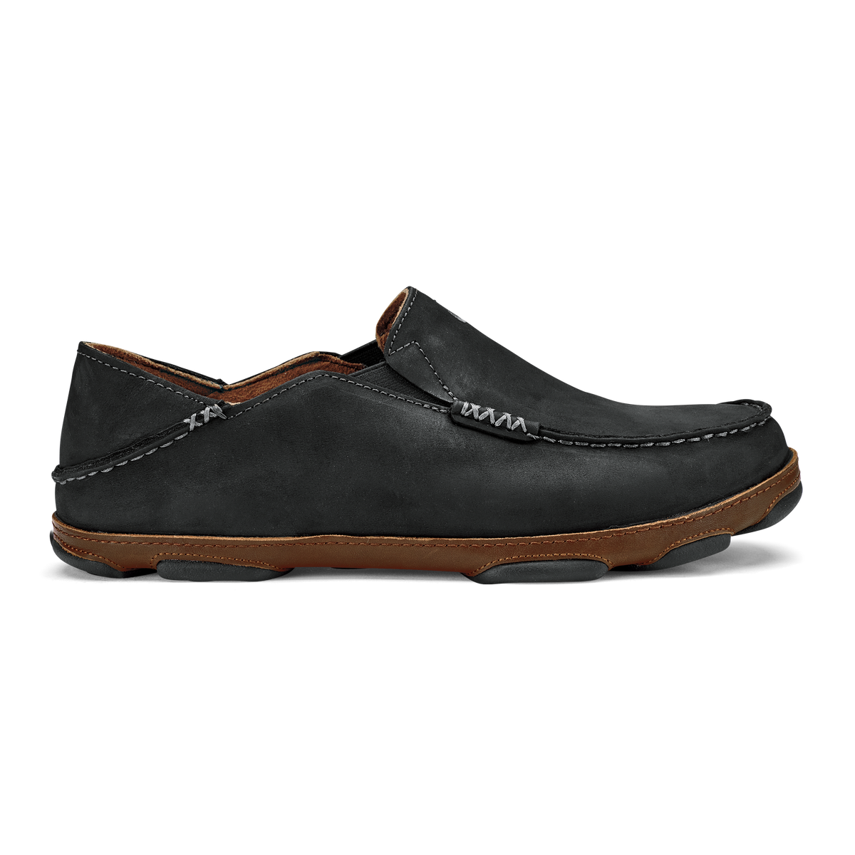 OluKai Moloā Men's Leather Slip On Shoes - Men