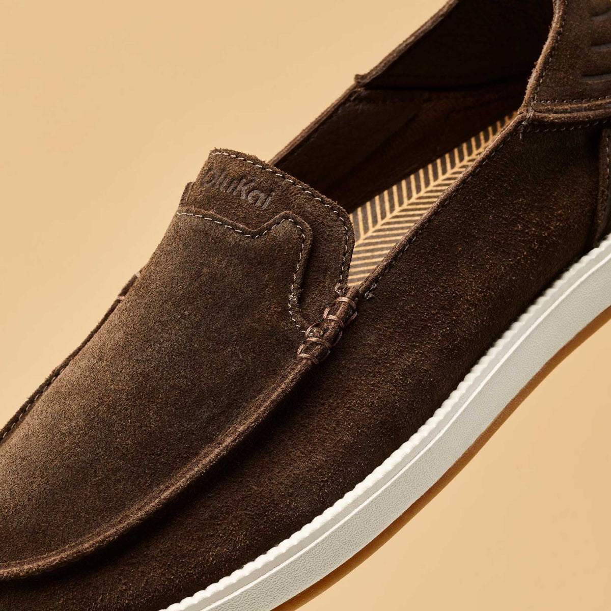 OluKai Kākaha Nia Men‘s Suede Slip-On Shoes - Men