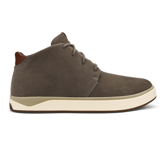 OluKai Papakū 'Ili Men’s Waterproof Leather Boots- Mustang - Men