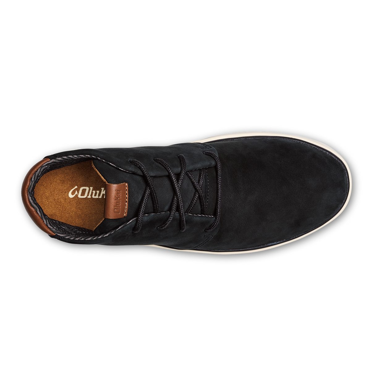 OluKai Papakū 'Ili Men’s Waterproof Leather Boots- Black - Men