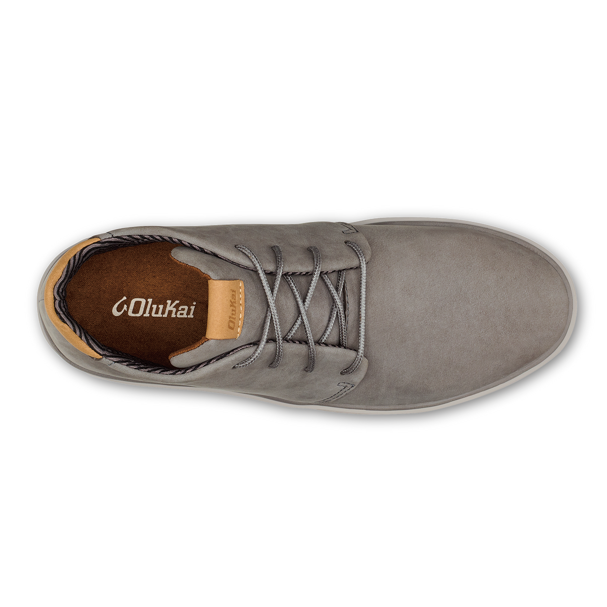 OluKai Papakū 'Ili Men’s Waterproof Leather Boots- Graphite - Men