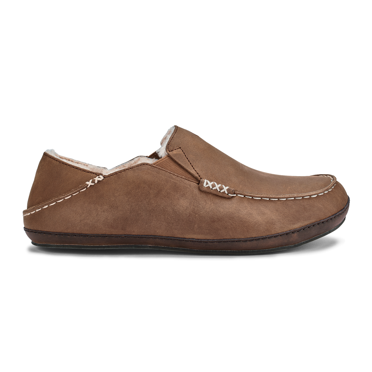 OluKai Moloā Men's Leather Slippers - Men
