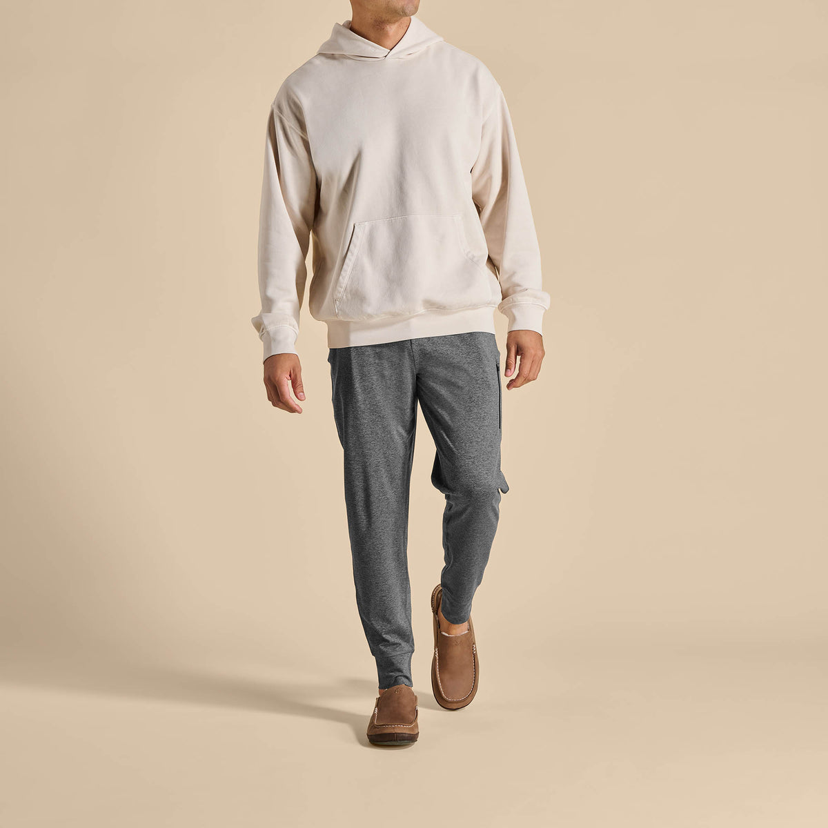 OluKai Moloā Men's Leather Slippers - Men