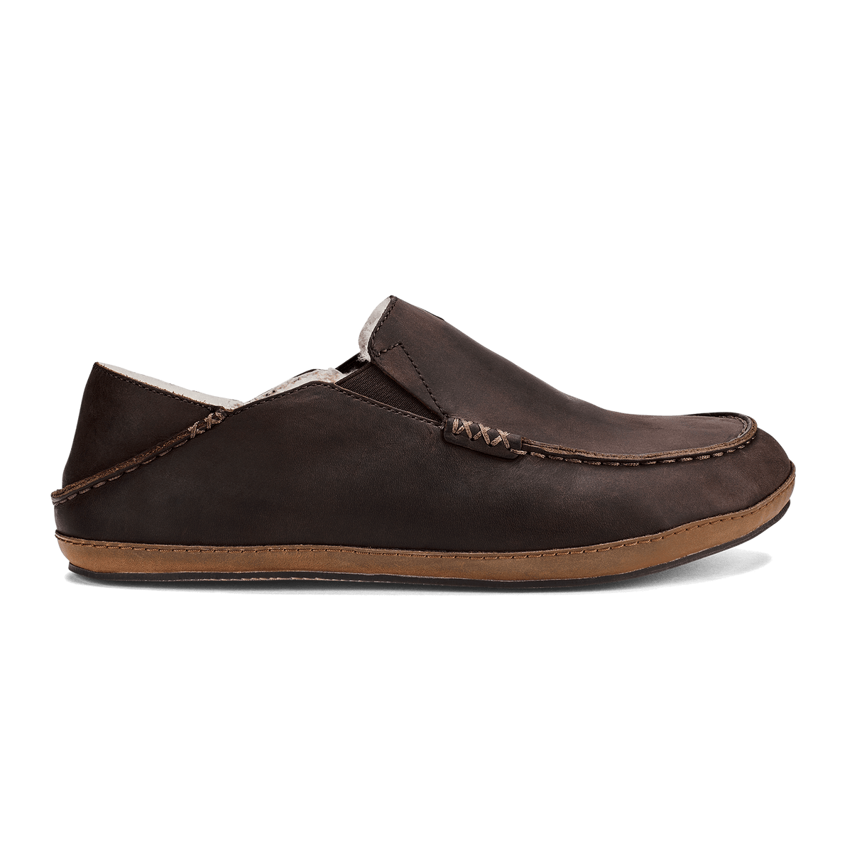 OluKai Moloā Men's Nubuck Leather Slippers - Men