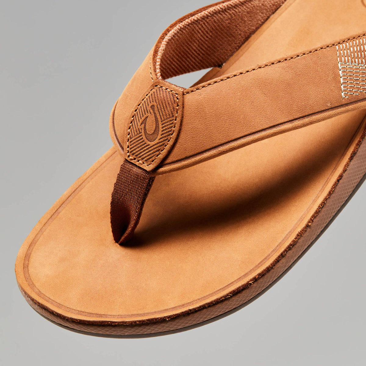 OluKai Tuahine Men's Waterproof Leather Beach Sandals - Men