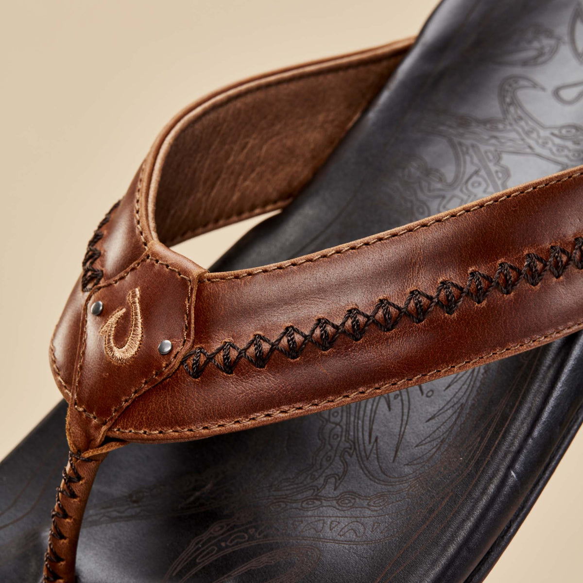 OluKai Mea Ola Men's Leather Sandals - Men