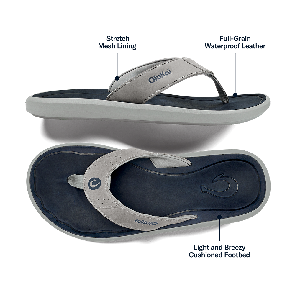 OluKai Pili Men’s Waterproof Leather Sandals - Men