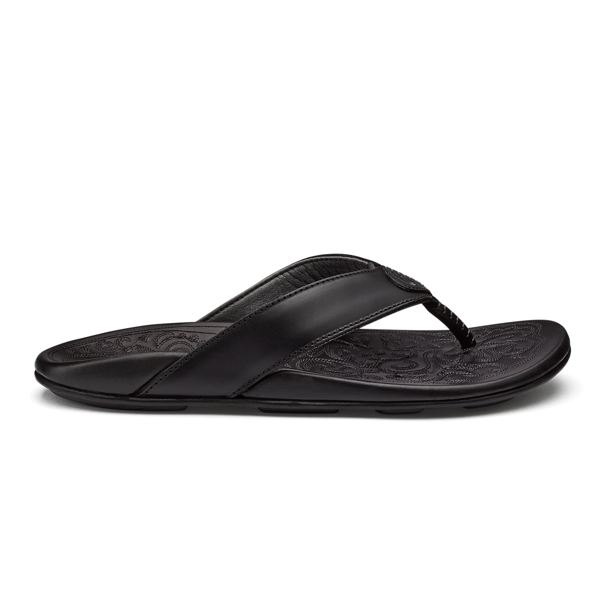 OluKai Mekila Men's Full-Grain Leather Beach Sandals - Men