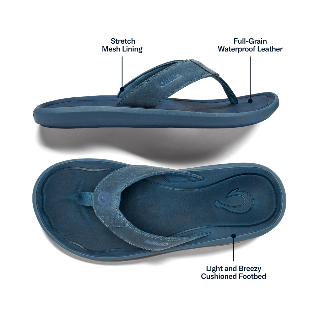 OluKai Pili Men’s Waterproof Leather Sandals - Men