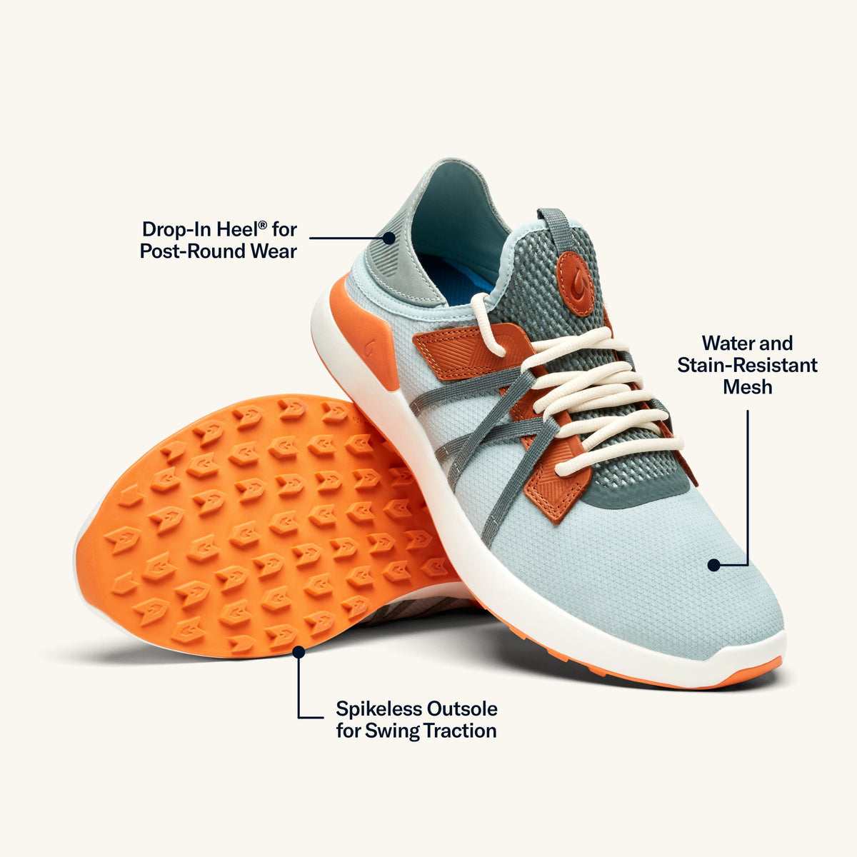 OluKai Manele Men’s Breathable Golf Shoes - Men