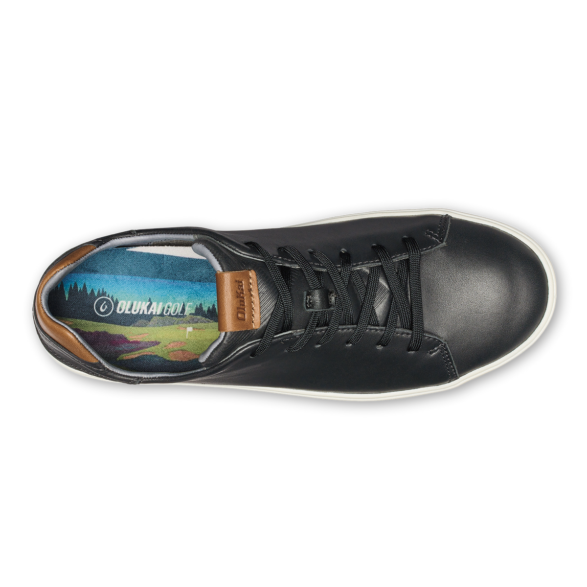 OluKai Wai‘alae Men’s Waterproof Leather Golf Shoes - Men