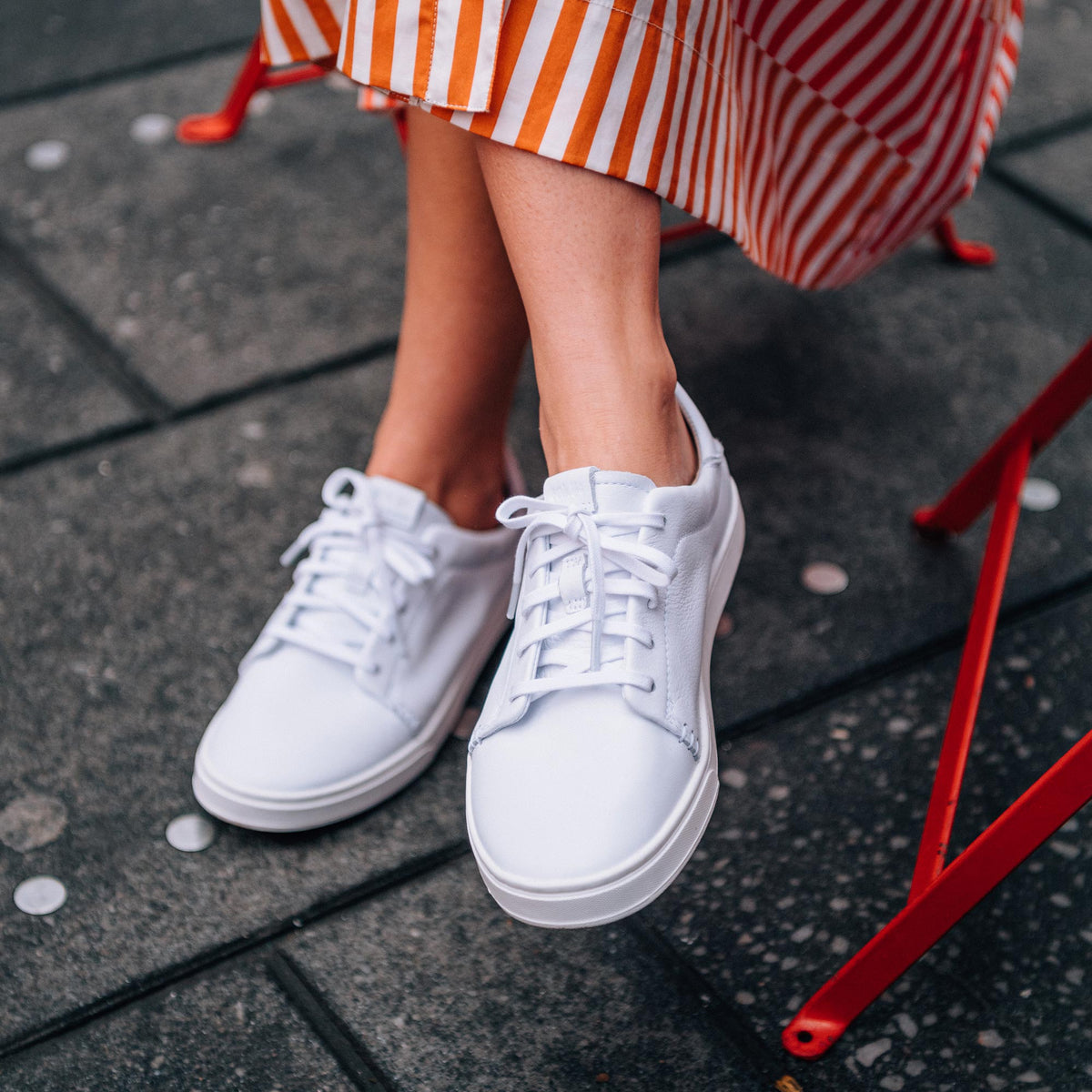 OluKai Pehuea Lī ‘Ili Women's Leather Sneakers - Women