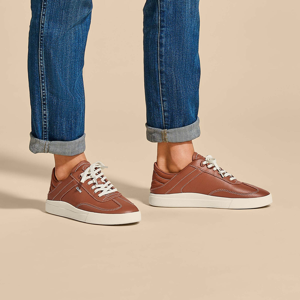 OluKai Hā‘upu Women’s Leather Sneakers - Women