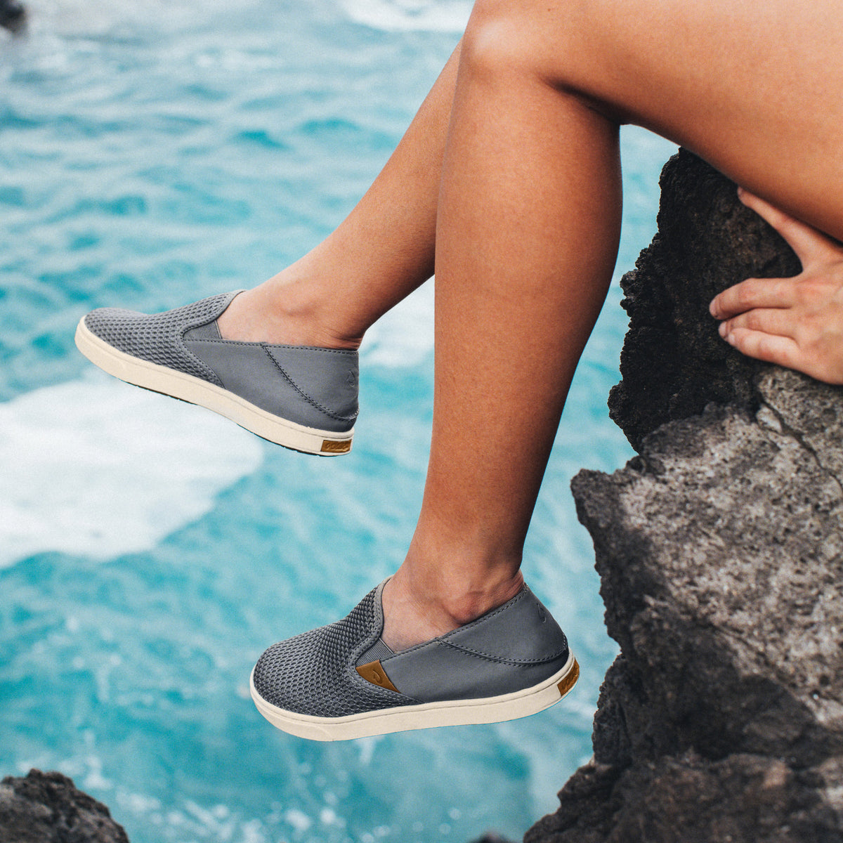 OluKai Pehuea Women's Breathable Slip-On Sneakers - Women