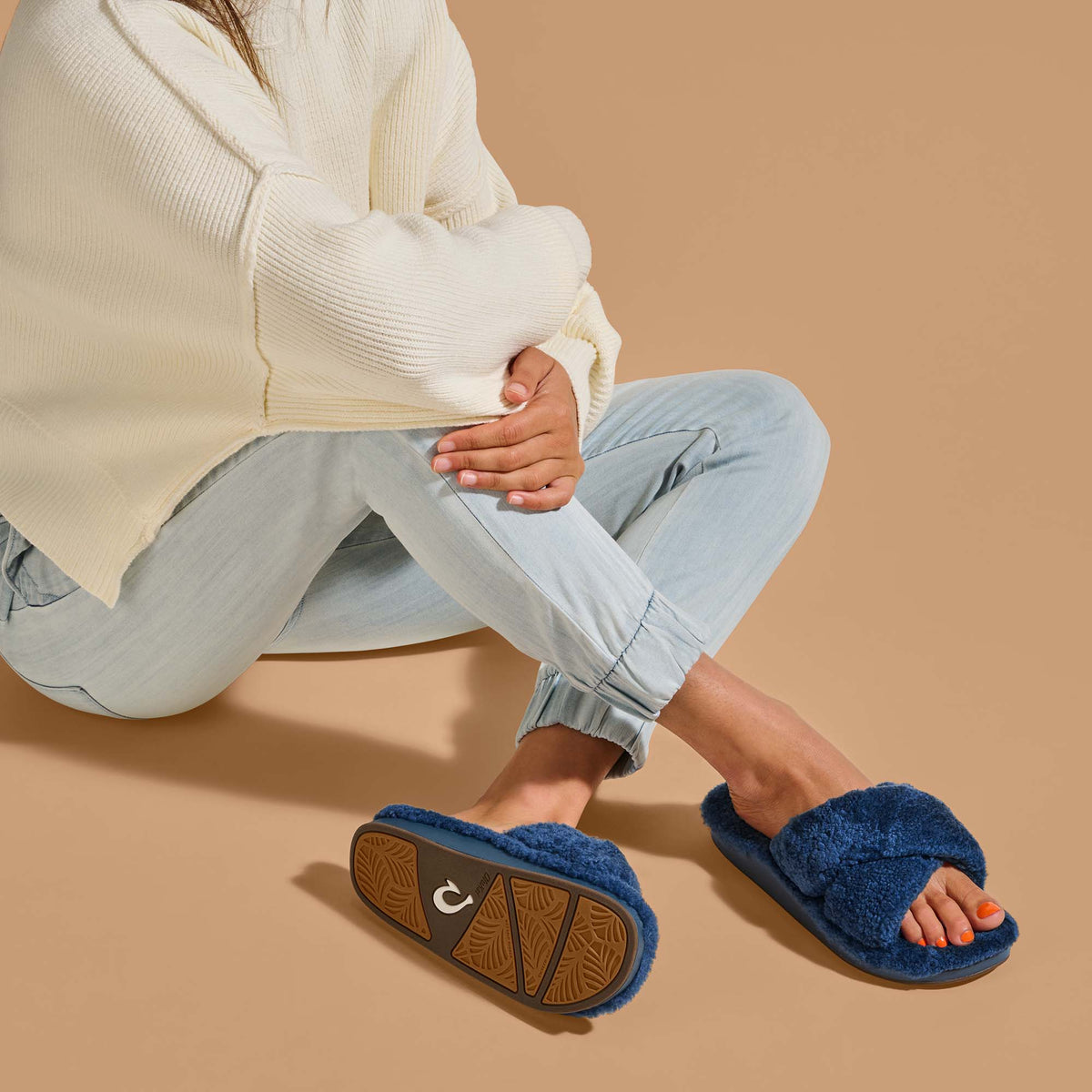 OluKai Hila Heu Women’s Slide Slipper Sandals - Women