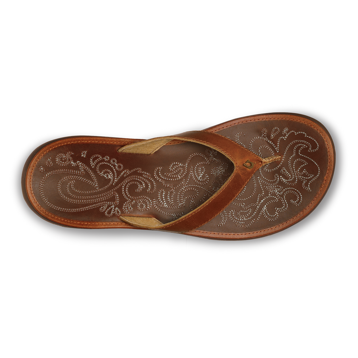OluKai Paniolo Women’s Leather Beach Flip Flops - Women