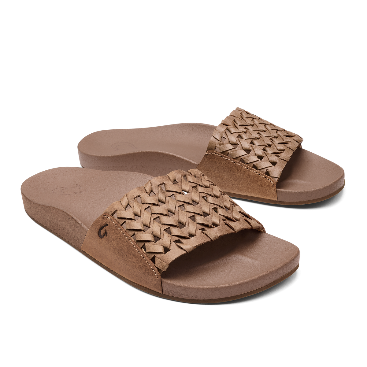 OluKai Kāmola Women’s Leather Slide Sandals - Women