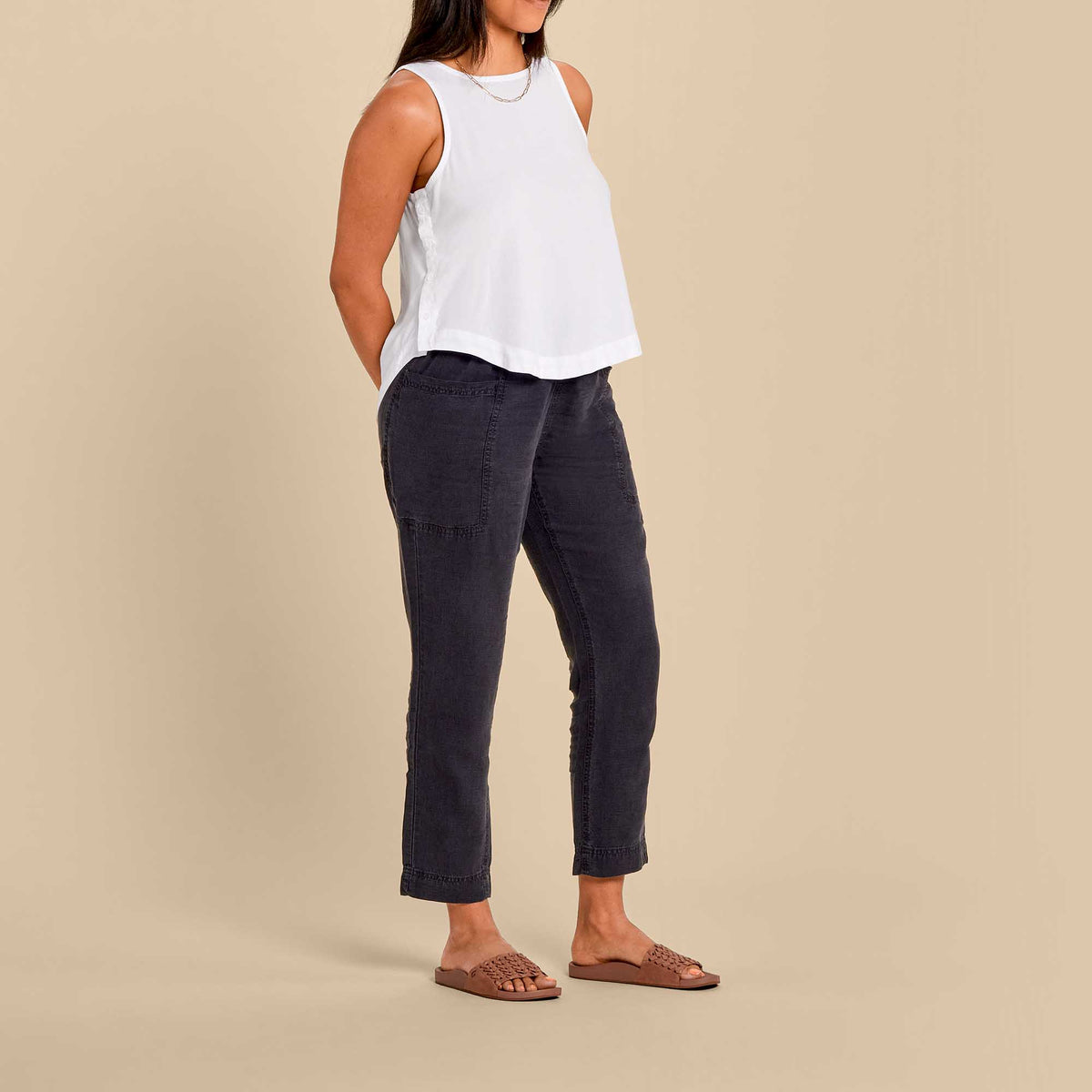 OluKai Kāmola Women’s Leather Slide Sandals - Women
