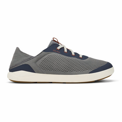 Moku Pae Men's Boat Shoes - Ash / Trench Blue