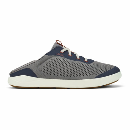 Moku Pae Men's Boat Shoes - Ash / Trench Blue