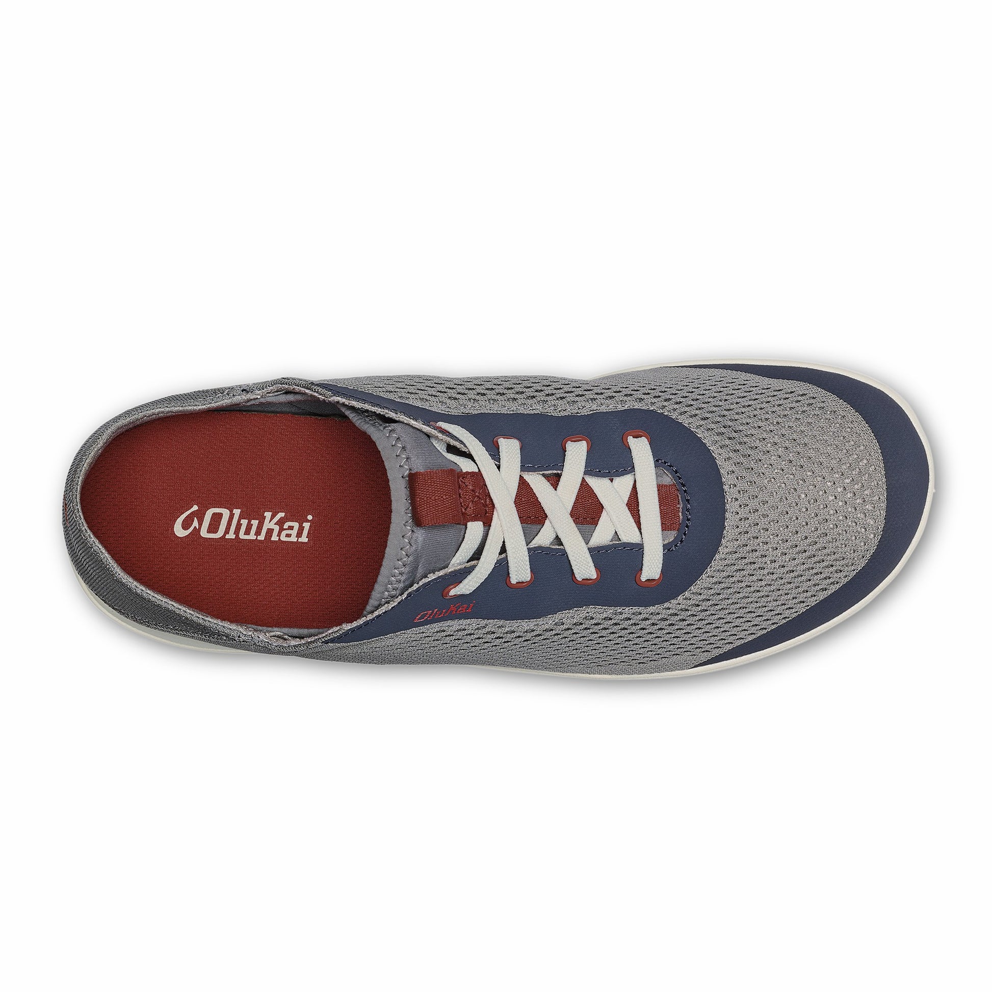 Moku Pae Men's Boat Shoes - Ash / Trench Blue