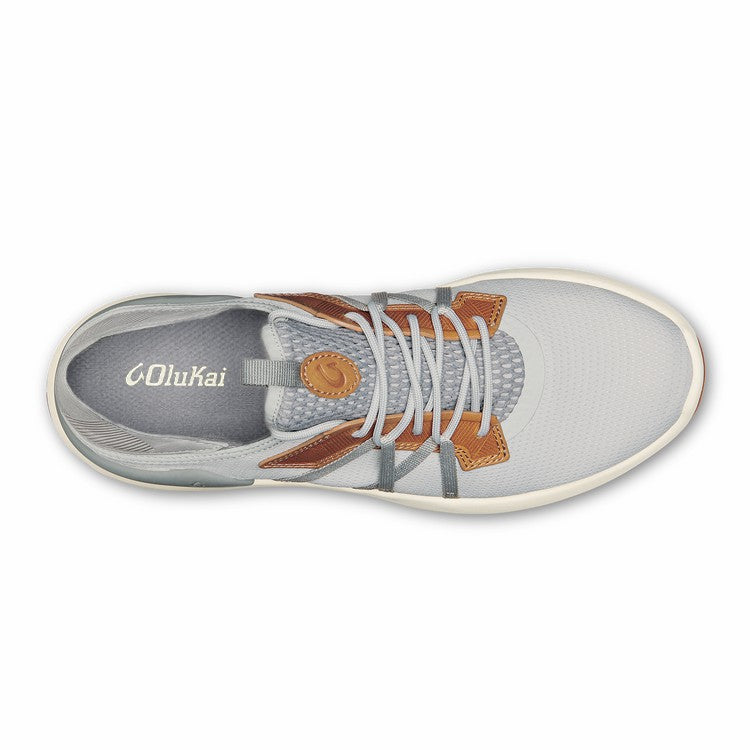 Mio Lī Men's Athletic Shoes - Mist Grey / Poi
