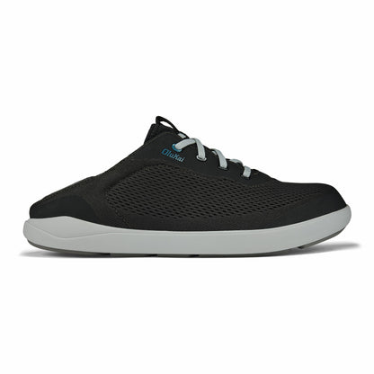 Moku Pae Men's Boat Shoes - Black / Blue Coral