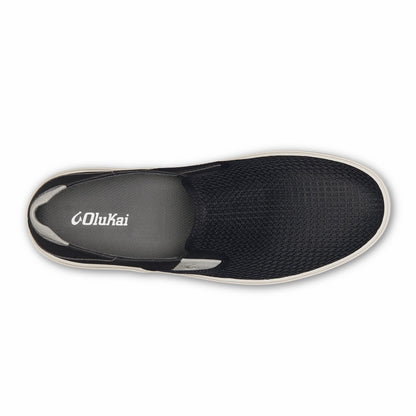 OluKai Lae‘ahi - Black | Men's Slip-on Sneakers