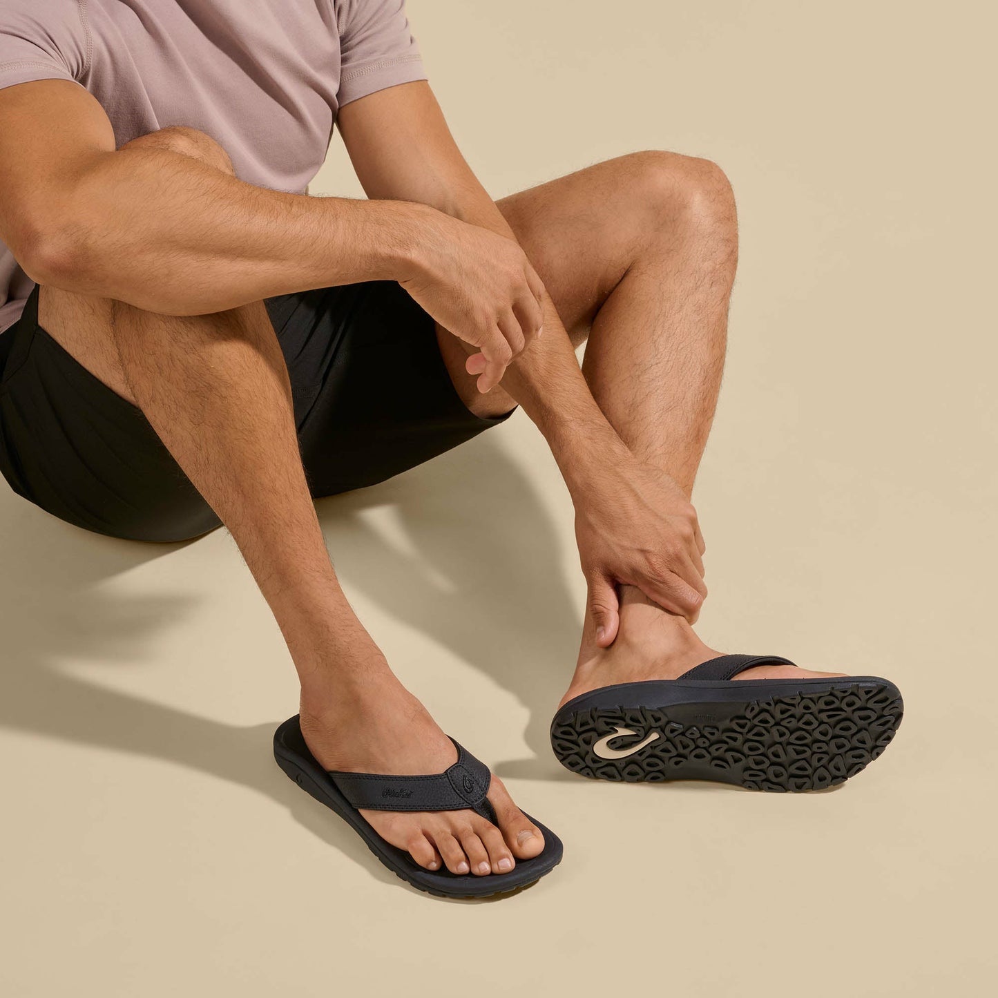 ‘Ohana Men's Best Selling Beach Sandals - Black