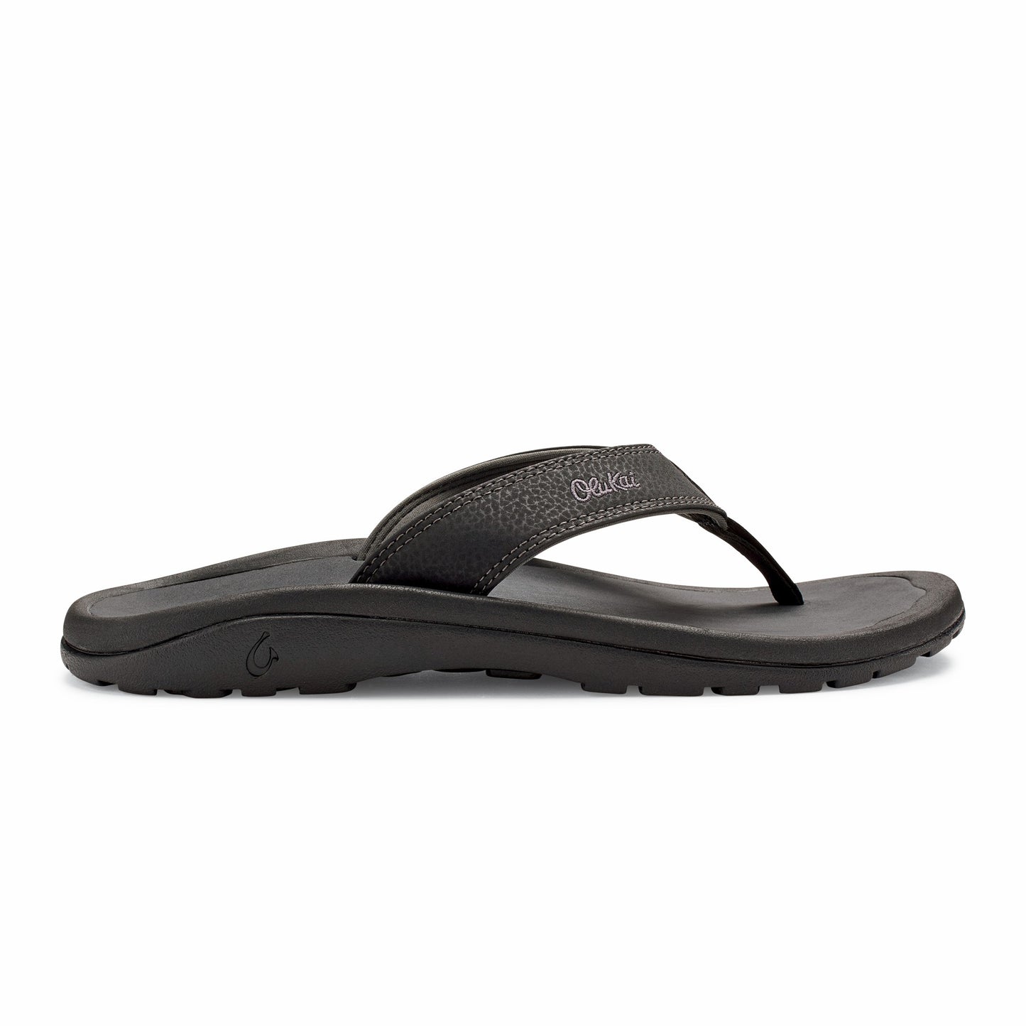 OluKai ‘Ohana - Black / Dark Shadow | Men's Beach Sandals