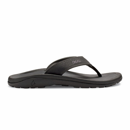 OluKai ‘Ohana - Black / Dark Shadow | Men's Beach Sandals