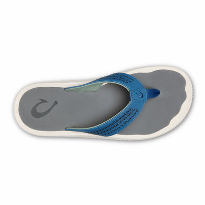 Ulele Men's Beach Sandals - Slate Blue / Charcoal