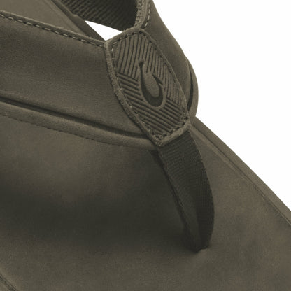Tuahine Men's Waterproof Leather Beach Sandals - Canteen