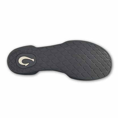 Hanohano Waxed Canvas Slippers - Dark Shadow