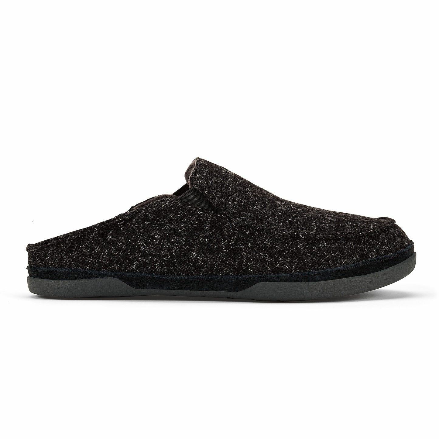 Moloā Hulu Wool Slippers - Black