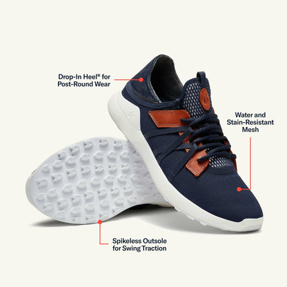 Manele Breathable Golf Shoes - Trench Blue
