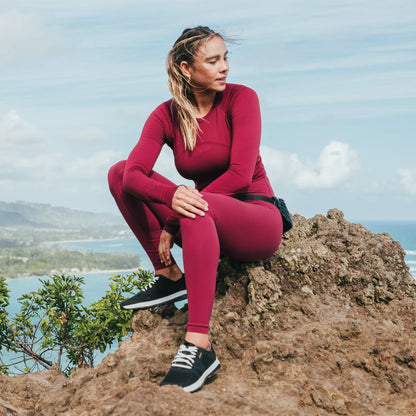 Huia Athleisure Shoes - Black