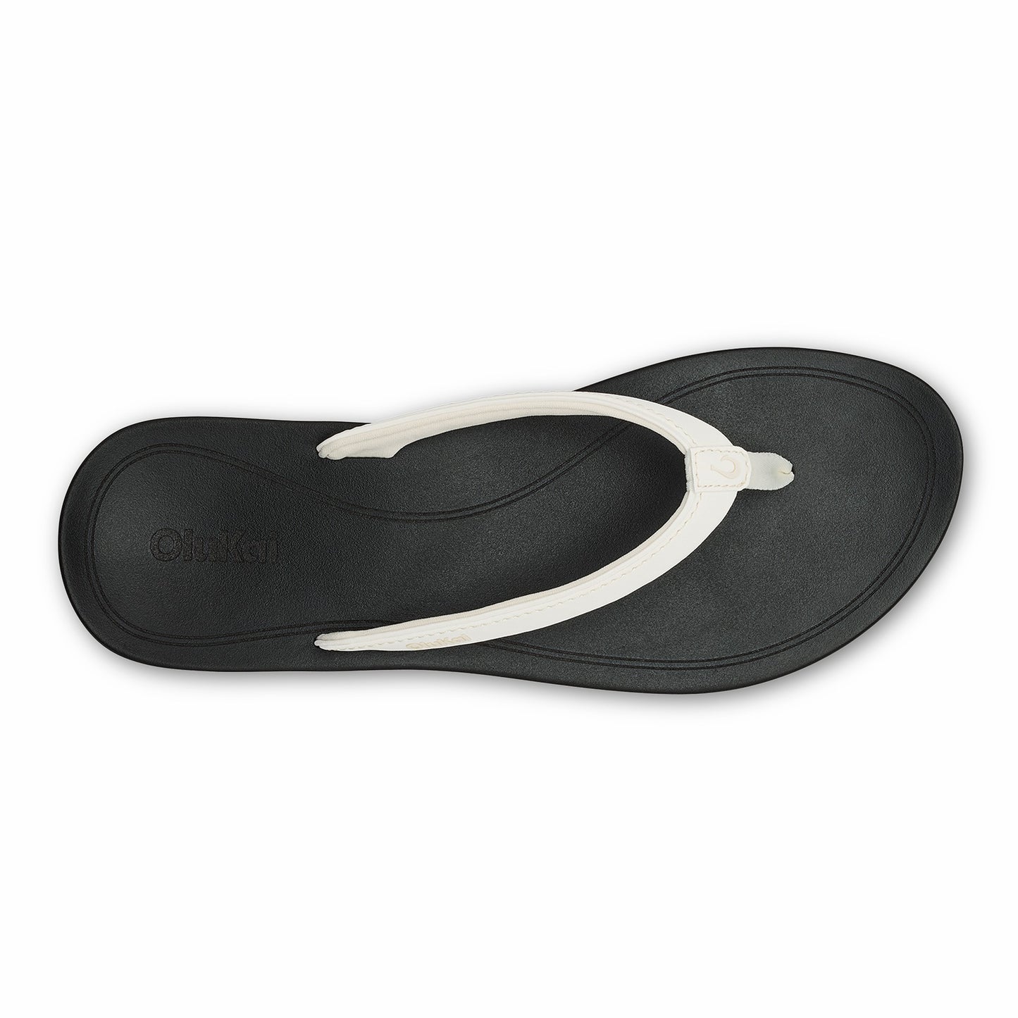 ‘Uiki Everyday Beach Sandals - Bright White / Lava Rock