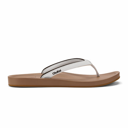 ‘Uiki Everyday Beach Sandals - White Sand / Almond