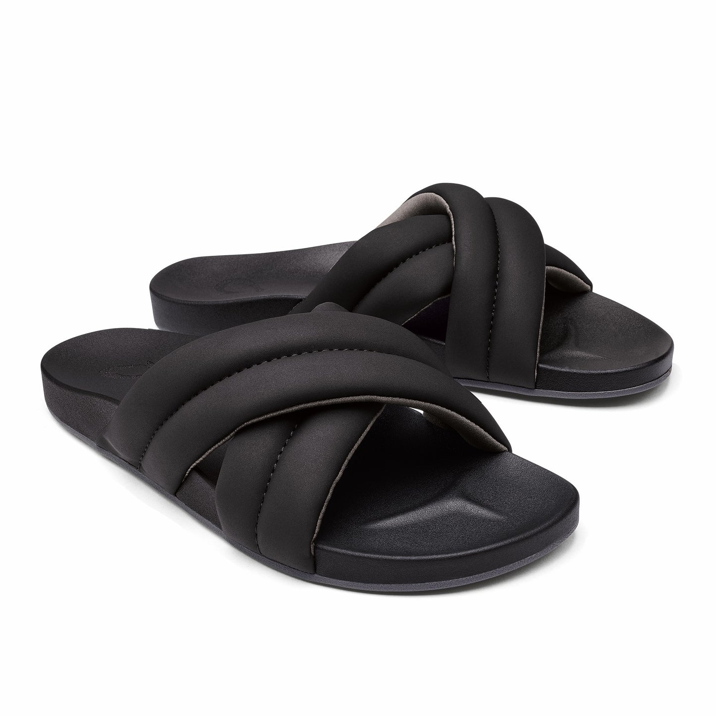 Hila Beach Slide Sandals - Black