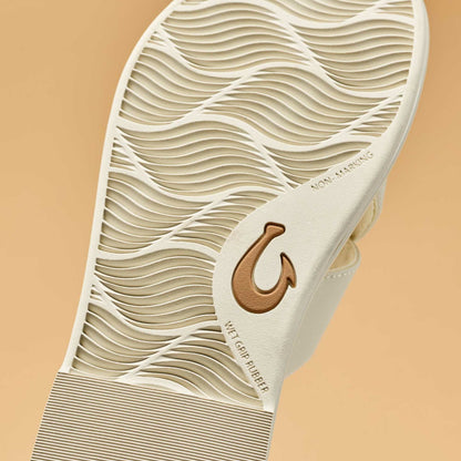 La‘i Slide Slide Beach Sandals - White Sand