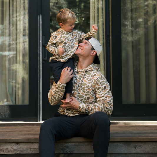 Father & Son Venado Camo Thermal Hoodie Bundle