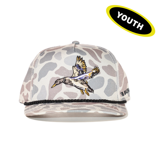 Youth Diving Mallard Deer Camo Cap